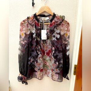 Zimmermann dancer tie neck dress